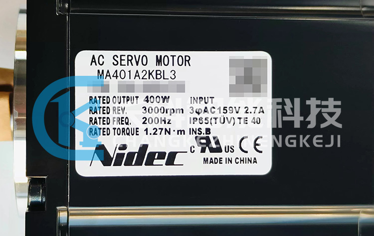 尼得科Nidec伺服電機MA401A2KBL3 尼得科Nidec伺服電機MA401A2KBL3