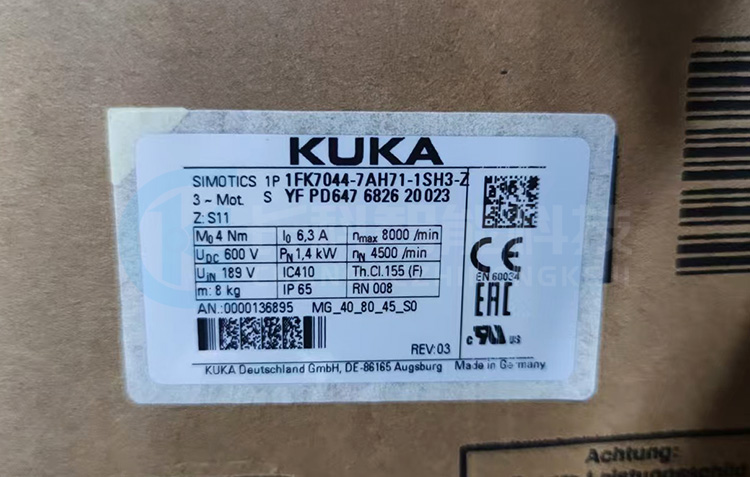 庫(kù)卡電機(jī)00-136-895 MG_40_80_45_S0